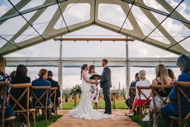 Clear Ceremony Marquee