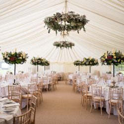 Ivory Linings for Marquee Interior